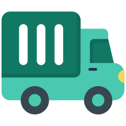 Green Truck Logo with white line to show Hire Loading Vehicles with app