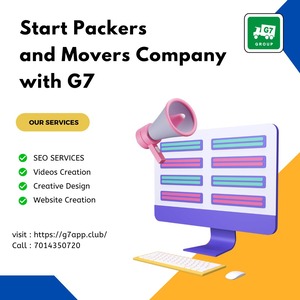 Logo of Packers and movers for long distance moving